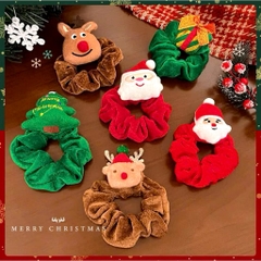 Cột Tóc Vải Nhung Lông Mịn Noel Giáng Sinh 16307