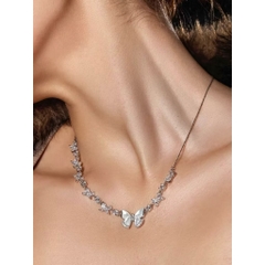 Dây Chuyền Mặt Bướm Đính Đá Thời Trang 17432