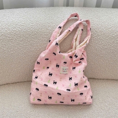 Túi Tote Dạng Bầu Hoạ Tiết Hoa Nhí SOZAKKA BEAUTE 17499