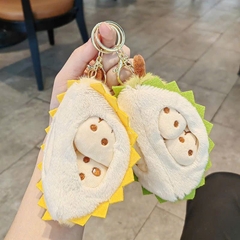 Móc Khóa Gấu Bông Múi Sầu Riêng Lấy Được 16125