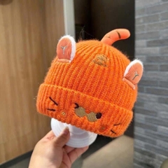 Mũ Len Mặt Hổ Có Tai và Đuôi Cute 16215