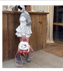 Balo Mini Kitty Caro Đỏ Dây Rút Cute 15713