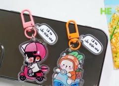 Móc Khoá Mica Chibi Hoạt Hình Cute 17295