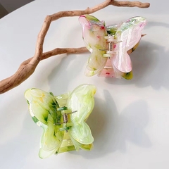 Kẹp Tóc Bướm Màu Xà Cừ 6.5*6.5cm Thời Trang 12822