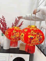 Đèn Lồng Cầu Nhung To Đẹp 60Cm 16656