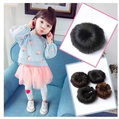 Set 2 Kẹp Mỏ Vịt Búi Tóc Giả Cho Bé 16314