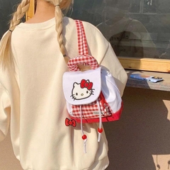 Balo Mini Kitty Caro Đỏ Dây Rút Cute 15713