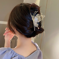 Kẹp Tóc Sắt Hồ Điệp Đính Đá Thời Trang 8707