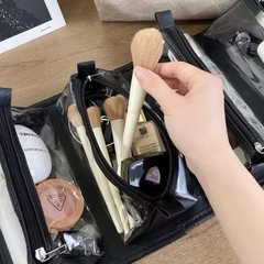 Túi Da Đựng Đồ Trang Điểm 4 Ngăn Cuộn Tròn Tháo Rời 17301