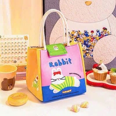 Túi Đựng Cơm Giữ Nhiệt Hình Đủ Mẫu Cute Quai Thừng 17880