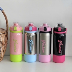Bình Giữ Nhiệt Fashion Quai Xách Nút Bật 540ML 17331