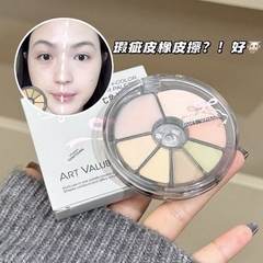 Kem Triệt Sắc 7 Ô ART VALUE Nơ Hồng 16684