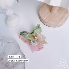 Kẹp Tóc Bướm Màu Xà Cừ 6.5*6.5cm Thời Trang 12822