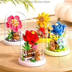 Mô Hình Lego 3D Lắp Ráp Hoa Lồng Kính Capybara 16062