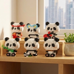 Mô Hình Lego 3D Lắp Ráp Gấu Trúc Panda 17624