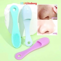 Bàn Chải Massage Mũi Ngón Tay Bằng Silicon 17558