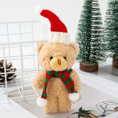 Móc Khóa Gấu Lông Xù Noel 16341