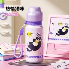Bình Giữ Nhiệt Vacuum Cup MO 500ml kèm Cốc và Dây Quai 17579