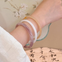 Vòng Cong Mã Não Giả Đá Thời Trang- Dày 15566