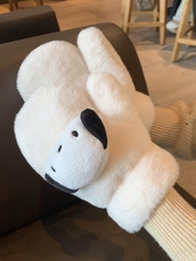 Găng Tay Giữ Ấm Vải Bông Gắn Gấu Bông Cute Kèm Dây Đeo Cổ 16459