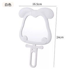 Gương Cầm Tay Gấp Gọn Để Bàn Tai Thỏ Cụp 17882