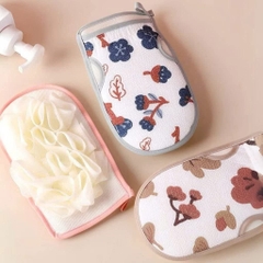 Găng Tay Tắm 2 Mặt Tạo Bọt Tẩy Tế Bào Chết 15573