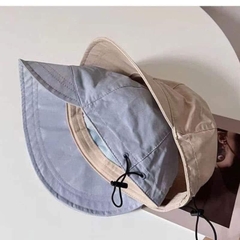 Mũ Bucket Chống Nắng Dây Rút Trơn Viền To Bè 15491