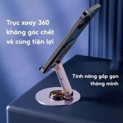 Giá Đỡ Điện Thoại Kim Loại Xoay 360° Cứng Cáp 15565