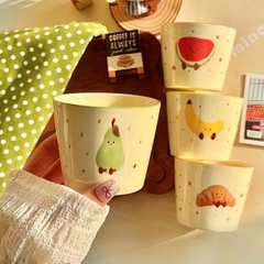 Ly Sứ Không Quai Họa Tiết Họa Tiết Trái Cây/ Hoạt Hình 16272