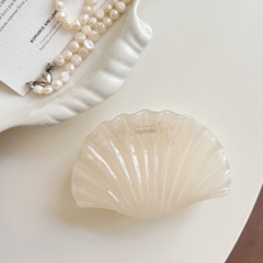 Kẹp Tóc Nhựa Hình Vỏ Sò Biển Thời Trang 15689