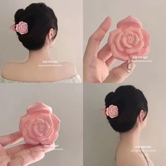 Kẹp Tóc Nhựa Kiểu Dáng Hoa Hồng 13011