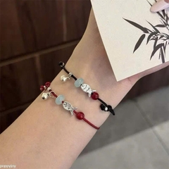 Vòng Tay Dây Chỉ Rút Hình Cá 16273