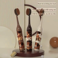 Set 3 Bàn Chải Đánh Răng HENKE Hình Cún 16411