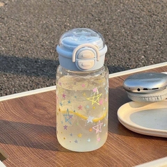 Bình Nước Nhựa Trong Suốt Hoạt Hình Đủ Mẫu 500Ml 17591