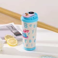 Bình Nước Giữ Nhiệt Dạng Cafe 520 ml Hiển Thị Nhiệt Độ Hoạt Hình Đủ Mẫu 17575