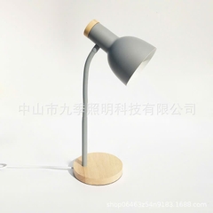 Đèn Bàn Học Đế Gỗ Trơn Có Thể Điều Chỉnh Kích Thước 17989