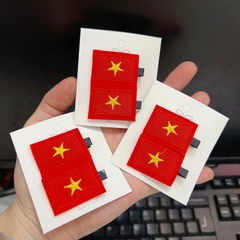 Set 2 Kẹp Vải Lá Cờ Sao Vàng Việt Nam 15248