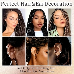Set 20 Cái Kẹp Tóc Kim Loại Dreadlock Phong Cách 15256