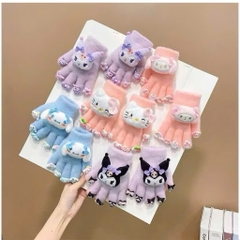 Găng Tay Len Giữ Ấm Đính Charm Hoạt Hình Cho Bé Cute 16647
