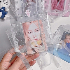 Móc Khóa Dẻo Dạng Toploader Đựng Ảnh Thắt Nơ Hàn Quốc 15375