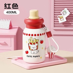 Bình Giữ Nhiệt Hoạt Hình 400Ml Nắp Núm Vú 17328