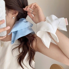 Cột Tóc Vải Scrunchies Voan Dạng Vuông Trơn 15344