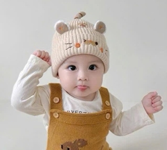 Mũ Len Mặt Hổ Có Tai và Đuôi Cute 16215