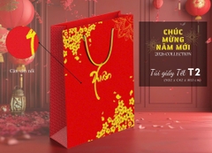 Túi Quà Cứng Dây Xoắn 32*42*13cm TẾT 16746