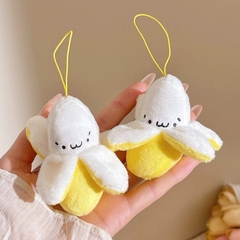 Móc Khóa Gấu Bông Trái Chuối Vàng Lột Vỏ 16110