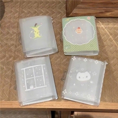Sổ Album Bìa Dẻo Trong Suốt Nút Gài 36 Ảnh 6*9cm 15383