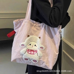 Túi Vải Tote Hồng Bé Cừu 17493
