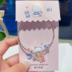 Vòng Tay Xoắn Điều Chỉnh Gắn Charm Hoạt Hình 13598