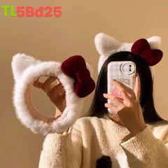 Băng Đô Trắng Nơ Kitty Đỏ 17804
