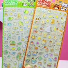 Sticker Nhựa Cứng Dẹp 3D Cute 16513